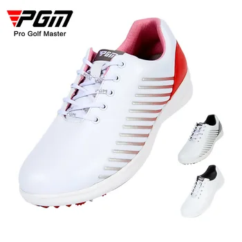 Обувь для гольфа PGM, Женская водонепроницаемая обувь, Противоскользящая обувь, Удобная мягкая подошва