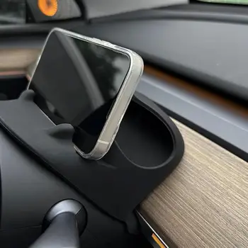 Для Tesla модель Y 3 Автомобильный держатель для мобильного телефона Руль Передний Ящик для хранения Держатель для телефона для Rmodel 3/Y Аксессуары для интерьера авто
