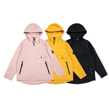 Модный итальянский бренд cp, куртка с капюшоном, мужской и женский пуловер свободного кроя