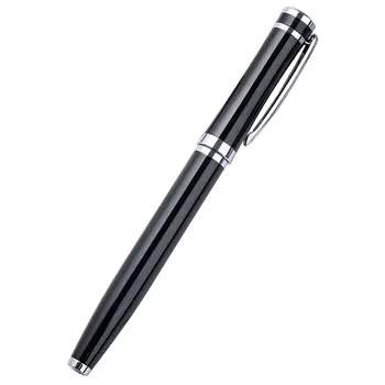 Шариковые ручки с черными чернилами, металлические ручки для подписи, деловые ручки для письма, офисные школьные принадлежности, канцелярские принадлежности