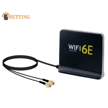 Портативная антенна 2.4g 5.8g 6g Wifi 6e Mimo С кабелем 2шт Внутренняя наружная беспроводная Антенна С магнитным дном для сетевой карты