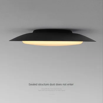 современный светодиодный потолочный светильник водонепроницаемый пылезащитный мягкое освещение Nordic для гостиной спальни кухни столовой