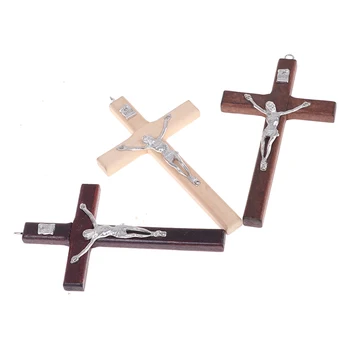 1ШТ Крест Иисуса, статуя страдающего Христа, крест, Религиозное молитвенное украшение Иисуса