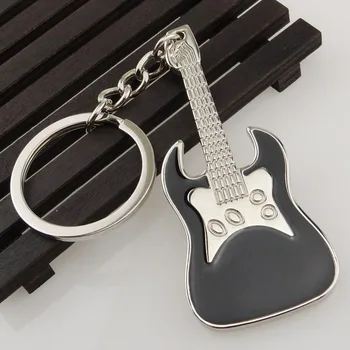 Классический Гитарный брелок для ключей от автомобиля, брелок для ключей, музыкальные инструменты, подвеска для мужчин, подарок для женщин