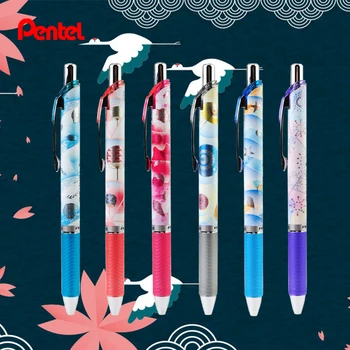 Новая Японская Ручка Pentel BLN75 Summer Limited Нейтральная Ручка Для Быстрого Сухого Прессования Черными Чернилами 0,5 мм Студенческие Принадлежности
