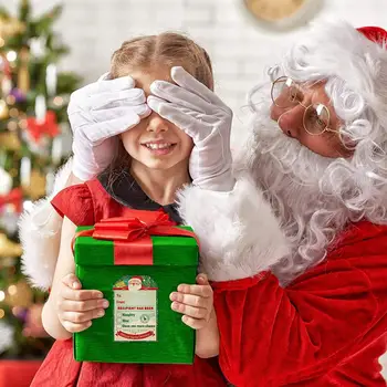 Клейкие наклейки Наклейки Санта-Клауса Праздничное украшение подарочной упаковки противоскользящим клеем Merry Christmas Presents Kraft