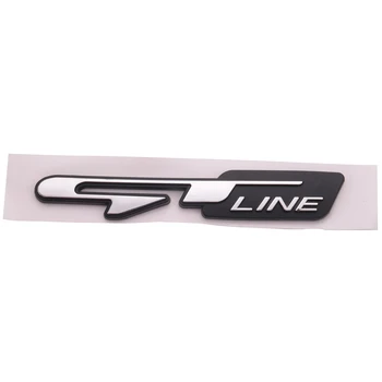 Крутая наклейка в стиле 3D автомобиля, наклейка с буквами Gt Line для Kia, Наклейка на заднее крыло багажника, наклейки на двери автомобиля Gt Line
