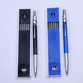 Набор металлических механических карандашей 2,0 мм HB Lead Автоматические карандаши для рисования, карандаш для письма, канцелярские принадлежности для школы, Канцелярские принадлежности