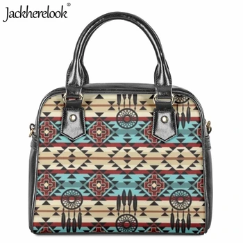 Jackherelook, Дизайн с изображением древнего африканского тотема, сумка через плечо для женщин, сумка-мессенджер, Повседневная дорожная сумка для покупок