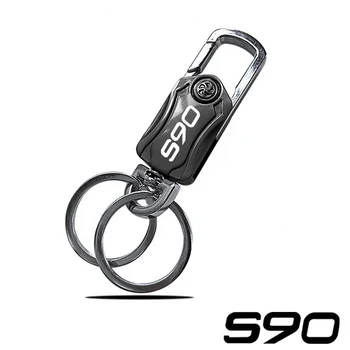 Кольца Для Ключей JDM Брелок Для Ключей из Драгоценного Металла для Автомобильных Аксессуаров Volvo S90