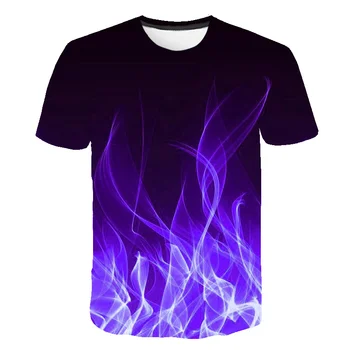 Летняя футболка Flame Whirlpool с коротким рукавом Для мальчиков, Детские Топы с героями Мультфильмов Для маленьких Мальчиков, Футболка Flame, Топы от 4 до 14 лет