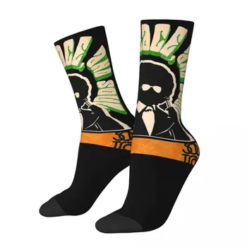 Компрессионные носки Happy Funny Для мужчин Love Peace And Souls Винтажные носки Harajuku Soul Train в стиле хип-хоп с новым рисунком Crew Crazy Sock