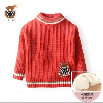 Детский свитер с рукавами и головкой qiu dong, длинные детские свитера и шерстяная верхняя одежда без подкладки для девочек