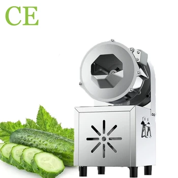 Полностью автоматическая измельчительница овощей, небольшая настольная машина для нарезки картофеля и редиса