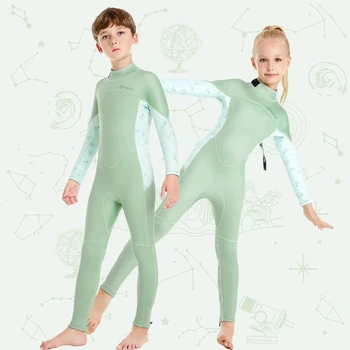 Гидрокостюм для девочек и мальчиков, неопреновый водолазный костюм для серфинга, детские купальные костюмы для подводного плавания, одежда для серфинга с медузами, купальники для холодной воды