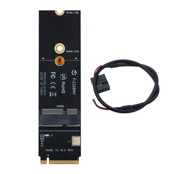Слот для ключей NGFF M.2 A/A +E к ключу M.2M PCIe PCI-Express WiFi Card Adapter NVMe Wireless LAN Card Adapter