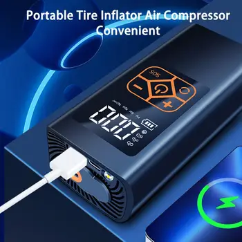 Воздушный компрессор 1 комплект Полезной системы отвода тепла 4000 мАч Портативный мини-воздушный компрессор Автотовары