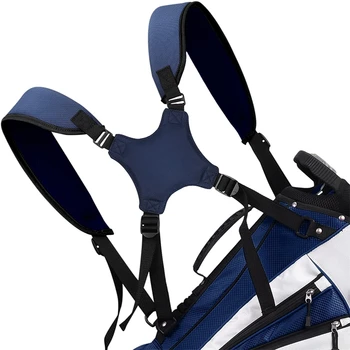 Двойная сумка для гольфа на ремне из мягкой ткани Оксфорд, Регулируемый рюкзак, Ремни для переноски, подарки для игры в гольф на открытом воздухе