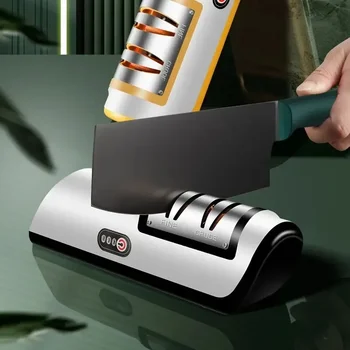 Многофункциональная Электрическая точилка для ножей USB Перезаряжаемые Быстрозатачивающиеся шлифовальные станки для камней Ножницы Для заточки ножей Кухонный инструмент