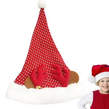 Санта-Клаус, шапки с блестками, Кепки, Рождественский декор, Шапка для взрослых, Шапки Санта-Клауса, шляпы, Новогодние подарки, принадлежности для домашних вечеринок