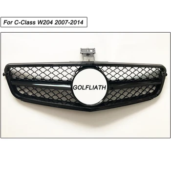 GOLFLIATH Для M-B C-Class W204 Решетка Новая передняя Решетка C63 На 2007-2014 годы C180 C200 C260 C300