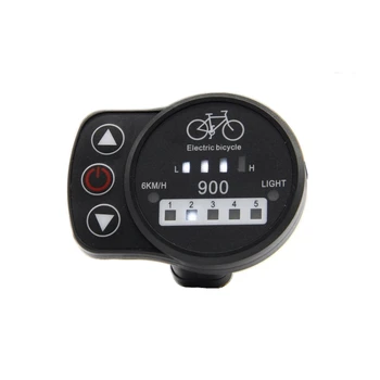 Модифицированный литиевый аккумулятор для горного велосипеда 36 В/48 В С 3-контактным разъемом SM Quantum KT-LED900 Meter Прост в использовании.