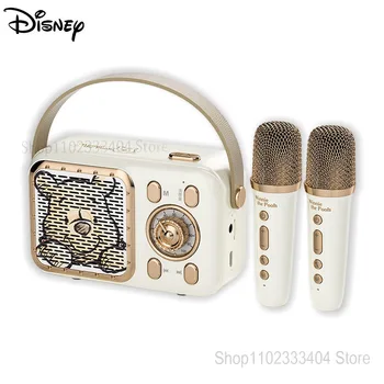 Disney Minnie Lotso Winnie Беспроводной Bluetooth Аудио Ktv Kara Ok HiFi Стерео Интеллектуальный Голос Милый Портативный Динамик Микрофон