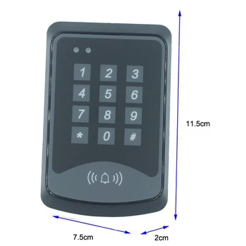 RFID Система Контроля Доступа С Клавиатурой Устройство Машина 125 кГц Защитный Дверной Замок С Клавиатурой комплект системы контроля доступа 1000 пользователей