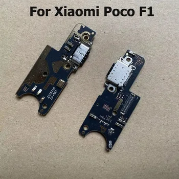 USB-док-станция для зарядки Xiaomi Poco F1 PCB Разъем для зарядки Порт платы Гибкий кабель