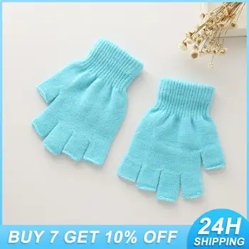Плюшевые перчатки Впитывают пот, модное снаряжение для холодной погоды, Зимние Перчатки, надувные Удобные зимние аксессуары, перчатки без пальцев
