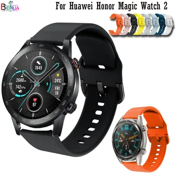 Аксессуары для браслетов Sport 22 мм для Huawei Honor Magic Watch 2, сменный ремешок для смарт-часов Samsung Galaxy Watch, ремешок 46 мм