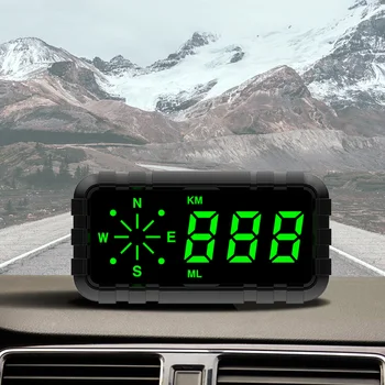 Универсальное для всех транспортных средств, компас, GPS, дисплей спидометра, новейший C3010, цифровой датчик скорости, одометр, пробег, HUD