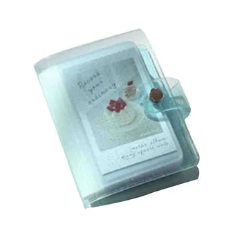 3-дюймовые карты LOMO желеобразного цвета с прозрачными блестящими карточками, мини-фотоальбом, держатель для карт, фотоальбом Instax Album