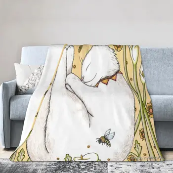Бабочки и пчелы, Ультрамягкое одеяло из микрофлиса