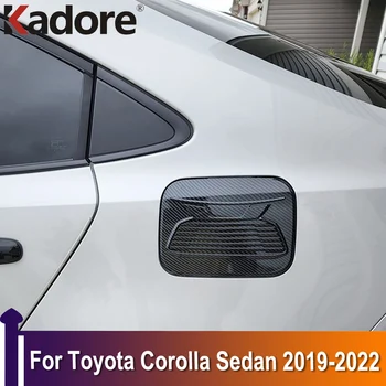 Хромированная Отделка Крышки Бензобака Toyota Corolla Седан 2019 2020 2021 2022 Для Стайлинга Автомобилей Внешние Аксессуары