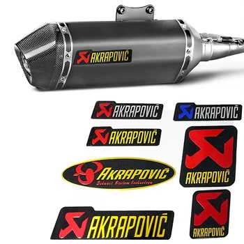Для Akrapovic наклейки на выхлопные газы Наклейка на мотоцикл Наклейка с логотипом