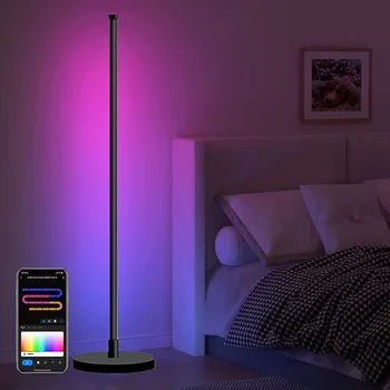 Современный торшер с голосовым управлением RGB, умный уголок, прикроватная лампа tuya, светодиодные светильники для гостиной, спальни, декора гостиной