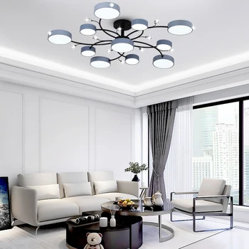 Современная люстра для спальни, гостиной, светодиодный потолочный светильник, столовой, кухни, потолочная люстра, освещение люстры в квартире