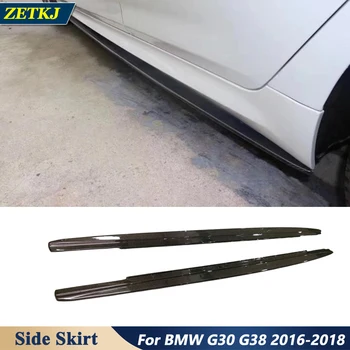 Боковые юбки MP Style из настоящего углеродного волокна, фартук для BMW 5 серии G30 528, модификация 2016-2018 гг.