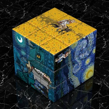 Головоломка 3x3x3 Magico Cubo 3x3 Cube Волшебный Куб 5,6 см Извилистый Куб-Головоломка Игрушка Для Детей Детский Съемный Волшебный Куб