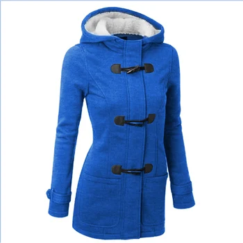 Женская верхняя одежда Зимнее пальто Ветрозащитное теплое пальто с капюшоном с длинным рукавом для учебы работы повседневной носки Куртка