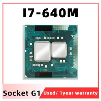 Core I7-640M CPU Процессор для ноутбука 4M Кэш-память 2,8 ГГц Сокет для ноутбука G1 (rPGA988A) поддержка набора микросхем PM65 HM65