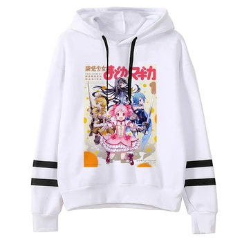 Puella Magi Madoka Magica толстовки женские аниме harajuku одежда с капюшоном женские флисовые кофты