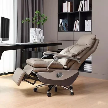Мобильное кресло с откидной спинкой, компьютерный стул, шезлонг, Удобный поворотный Эргономичный Офисный стул Boss, массажный кабинет Cadeira, Офисная мебель LJ50OC