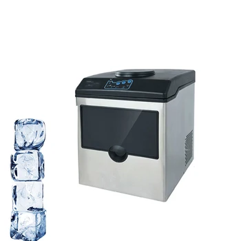 Коммерческий Кубический льдогенератор для настольной автоматической очистки морозильной камеры с жидкостью Бытовая техника