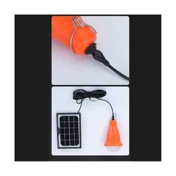 Наружная солнечная лампочка с крючком + Выносная солнечная лампа Садовый дворик Аварийная энергосберегающая лампа для кемпинга