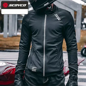 Мотоциклетная броня для верховой езды, осенне-зимняя теплая куртка для мотоциклиста, защитный гоночный костюм от падения, мужская куртка