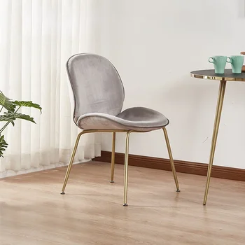 Роскошные обеденные стулья Nordic, туалетный столик для гостиной, банкетный зал, эргономичные обеденные стулья, простые шезлонги для спальни, Salle Manger