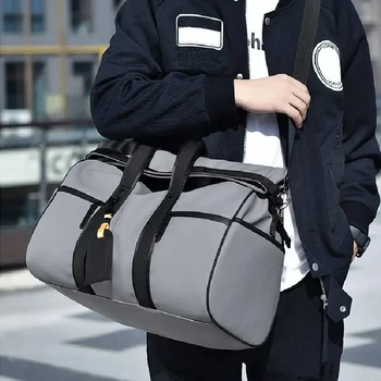 Мужская дорожная спортивная сумка, большая вместительная сумка через плечо, спортивная сумка для занятий спортом на открытом воздухе, фитнесом, повседневная ручная кладь, дорожные сумки для хранения вещей