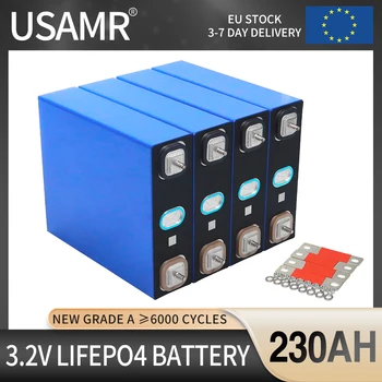 Быстрая доставка Литий железофосфатный аккумулятор LiFePO4 3,2 В 230 Ач Может быть объединен в аккумуляторную батарею 12V 24V 36V 48V